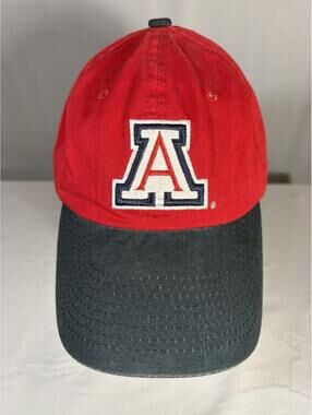 Puma Arizona Wildcats Strapback Hat NCAA Red Navy Adjustable Cap OSFA
